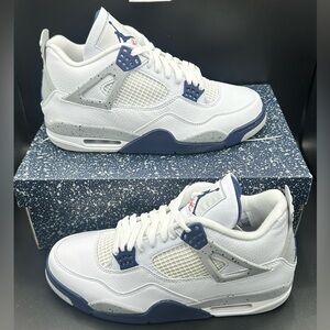 AIr Jordan 4 Midnight Navy Size 10.5 DH6927-140 NEW WITH BOX